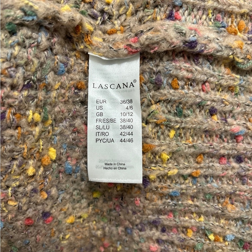 Multicolor Cable Knit Sweater - Picture 4 of 4